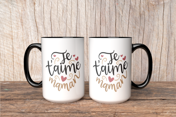 Mug fête des mères je t'aime maman – Image 2