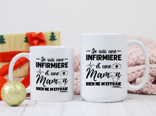 Mug infirmière et maman – Image 2