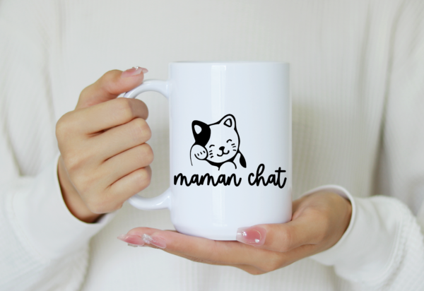 Mug fête des mères maman chat