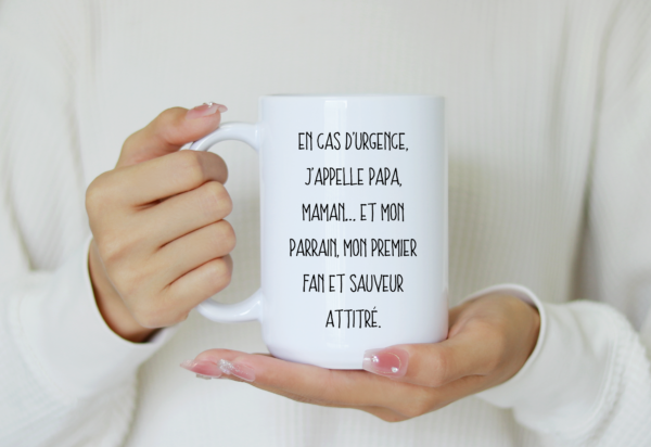 Mug Parrain mon premier fan et sauveur