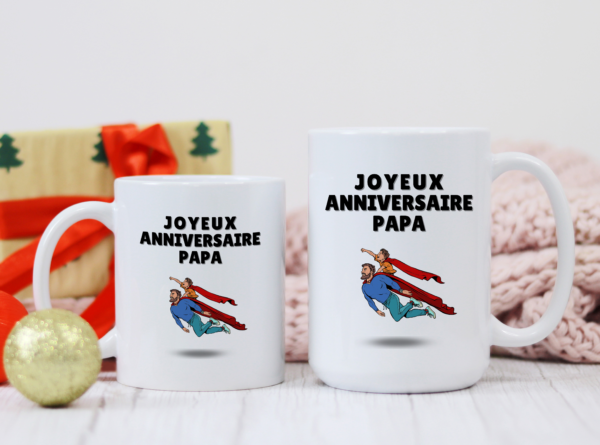 Mug Joyeux anniversaire Papa – Image 3