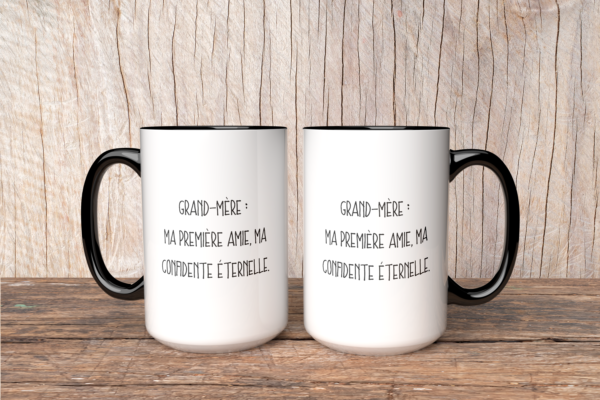 Mug grand mère ma première amie – Image 2