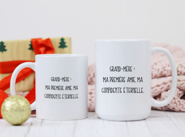 Mug grand mère ma première amie – Image 3