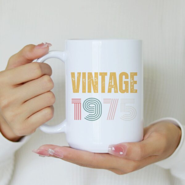 Mug date anniversaire vintage – Image 2