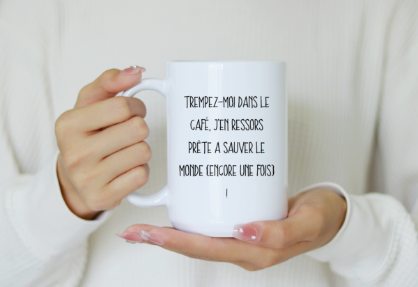 Mug infirmière sauver le monde