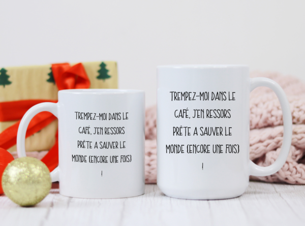 Mug infirmière sauver le monde – Image 3