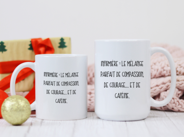 Mug infirmière mélange parfait de compassion – Image 3