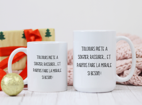 Mug infirmière toujours prête à soigner – Image 3