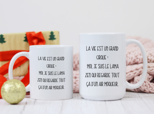 Mug je suis le lama zen – Image 3