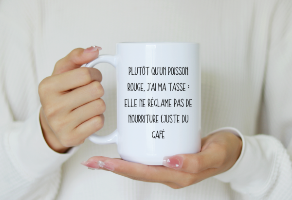 Mug original poisson rouge