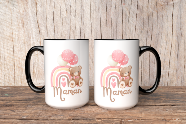 Mug fête des mères arc-en-ciel – Image 2