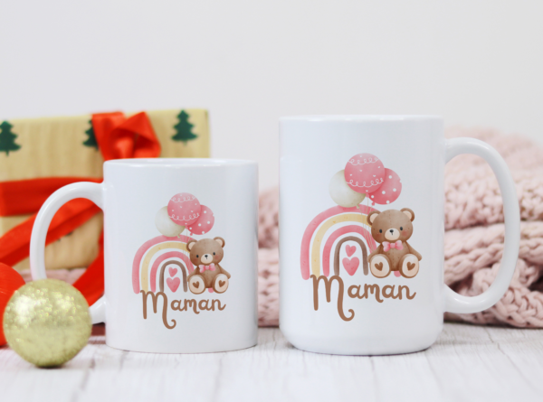 Mug fête des mères arc-en-ciel – Image 3