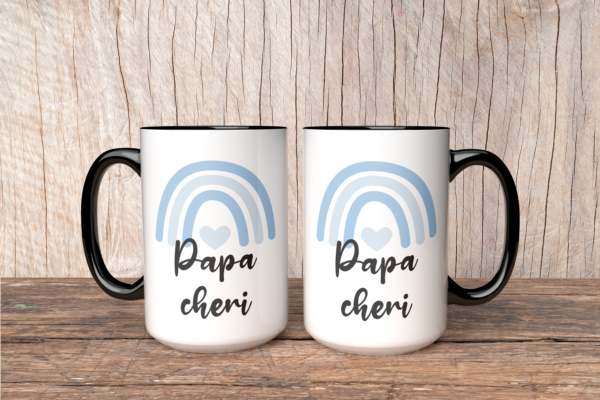 Mug original papa chéri – Image 2