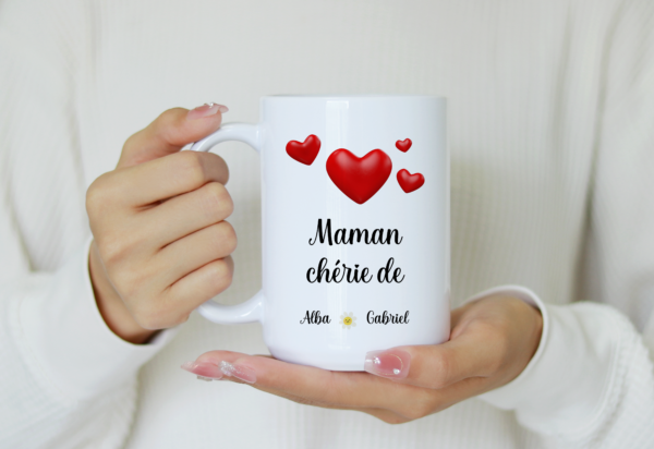 Mug personnalisé maman chérie