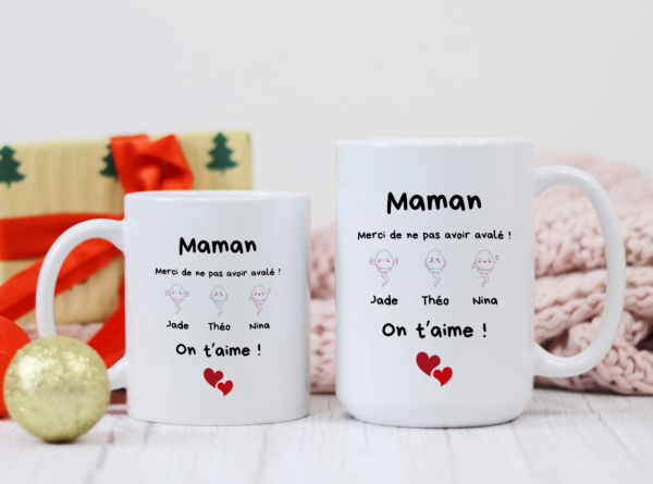 Mug personnalisé humour femme – Image 3