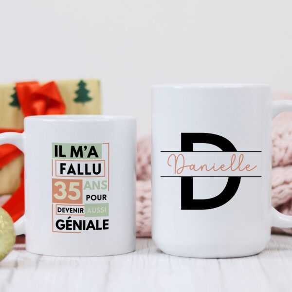 Mug anniversaire devenir géniale – Image 2