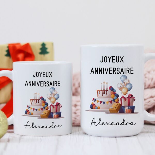 Mug personnalisé joyeux anniversaire – Image 3