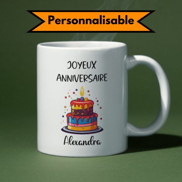 Mug special joyeux anniversaire