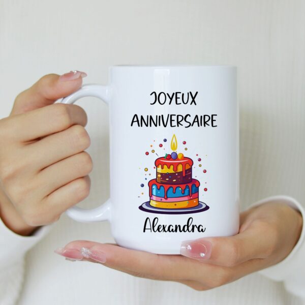 Mug special joyeux anniversaire – Image 2