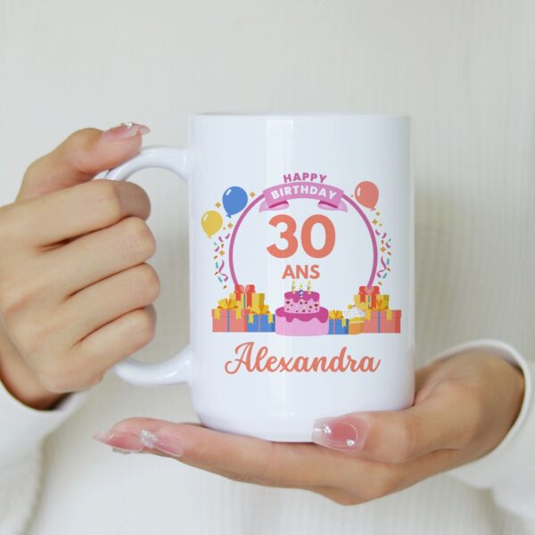 Mug personnalisable happy birthday – Image 2