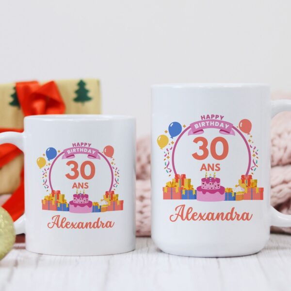 Mug personnalisable happy birthday – Image 3